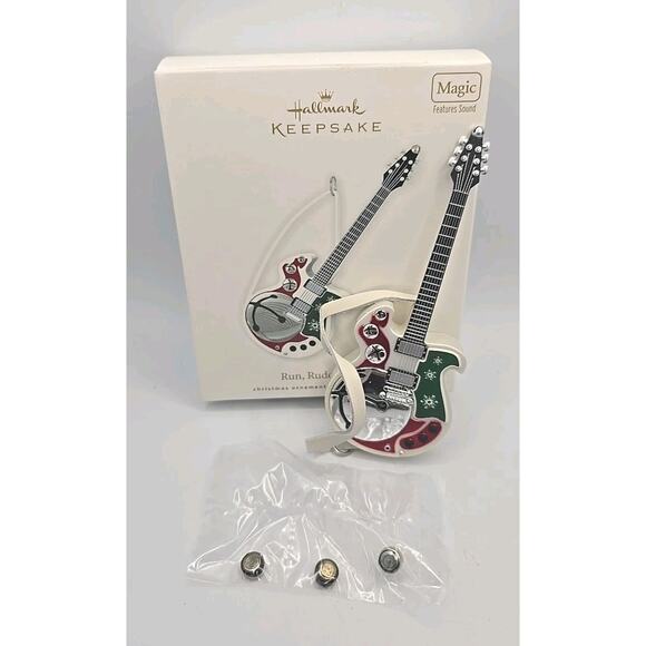 2010 Hallmark Ornament Chuck Berry “Run, Rudolph, Run” Magic U12 - Picture 1 of 5